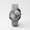 TOMI Silver Grey Classic Watch with Grey Strap