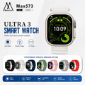 Max573 Ultra 3 Smart Watch – 7-in-1 Straps Wireless Charging
