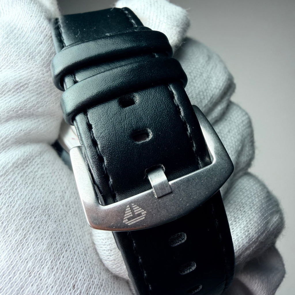 TOMI Black Dial Classic Watch with Black Strap