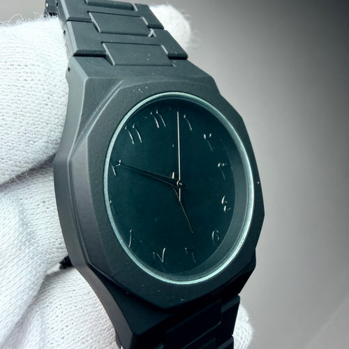 Arabic Aura Black Classic Watch
