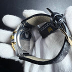 Essential Black Dial Gold & Silver Men's Watch