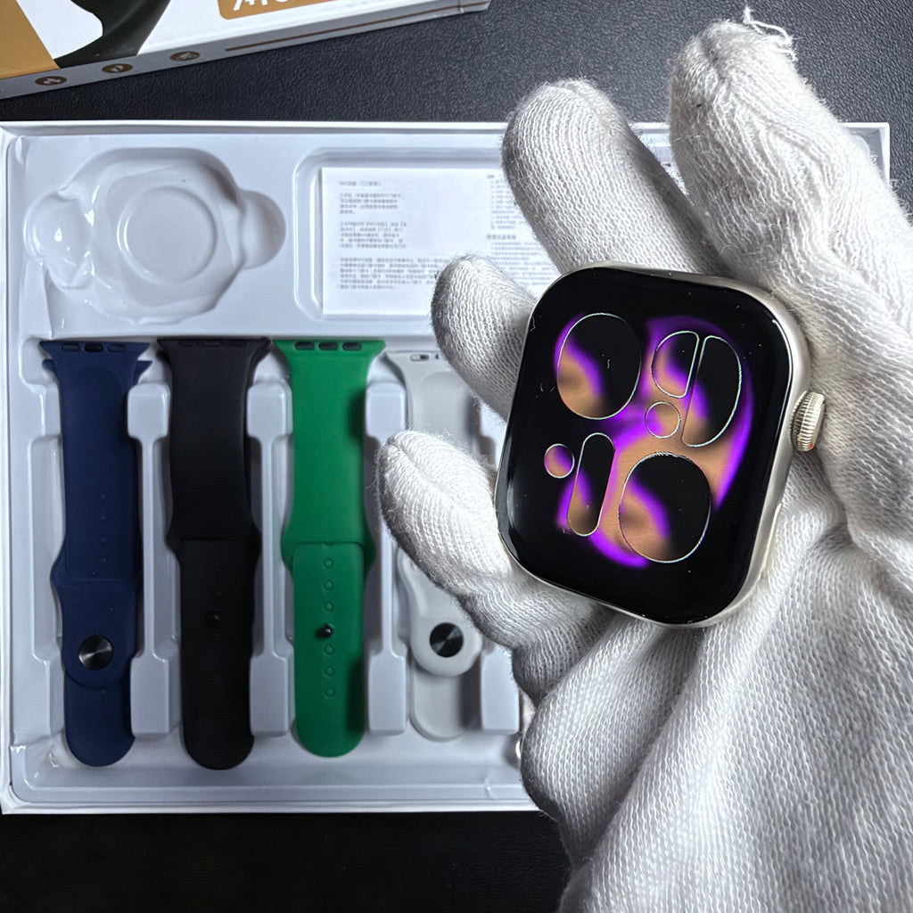 Maixinn Max 406 Series 11 Smart Watch – AMOLED Display, Bluetooth Calling & 7+1 Straps