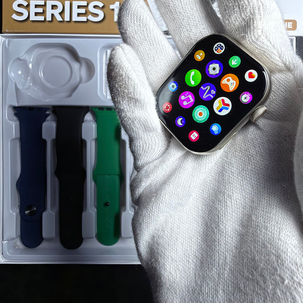 Maixinn Max 406 Series 11 Smart Watch – AMOLED Display, Bluetooth Calling & 7+1 Straps