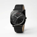 TOMI Black Dial Classic Watch with Black Strap