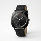 TOMI Black Dial Classic Watch with Black Strap